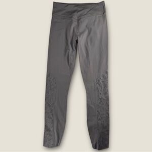 Varley Gray laser perforated, legging size small